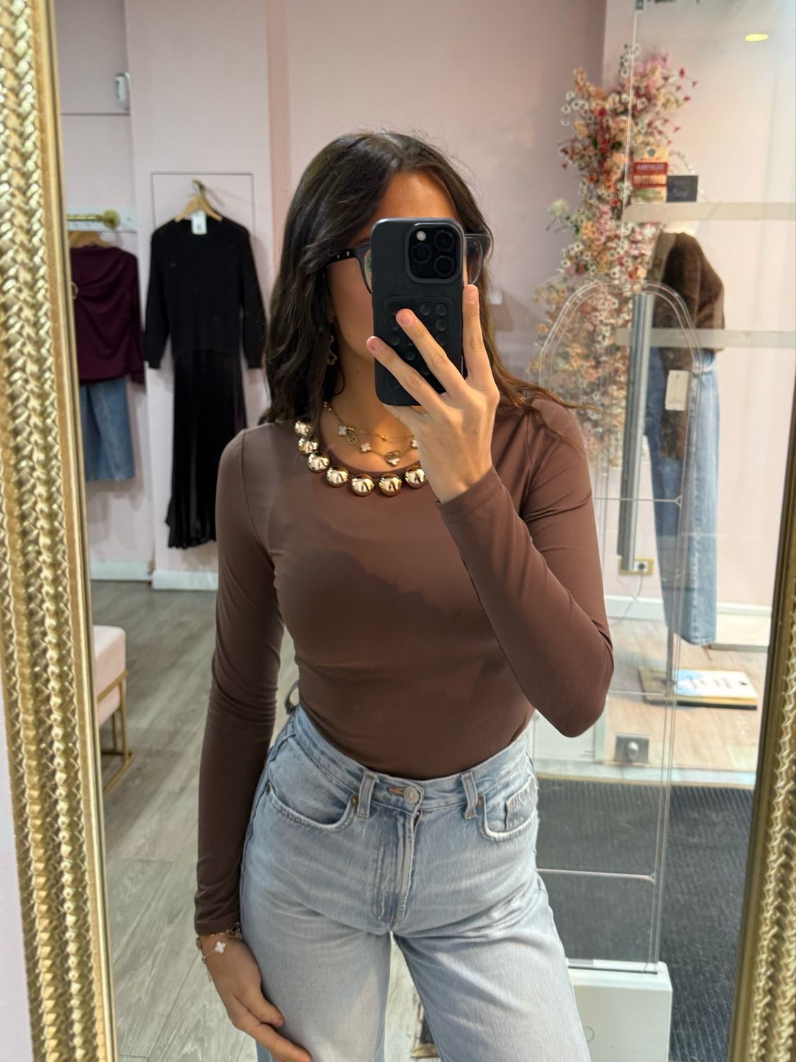 Body Perle Marron 