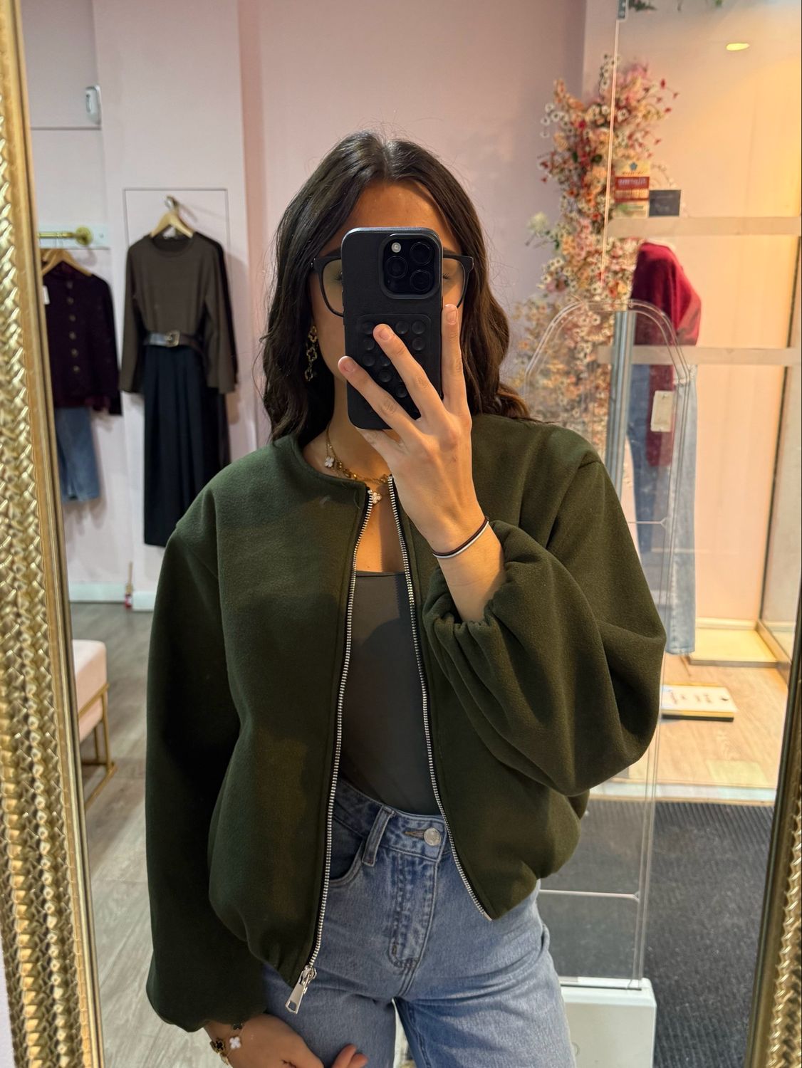 Veste Bomber Kaki