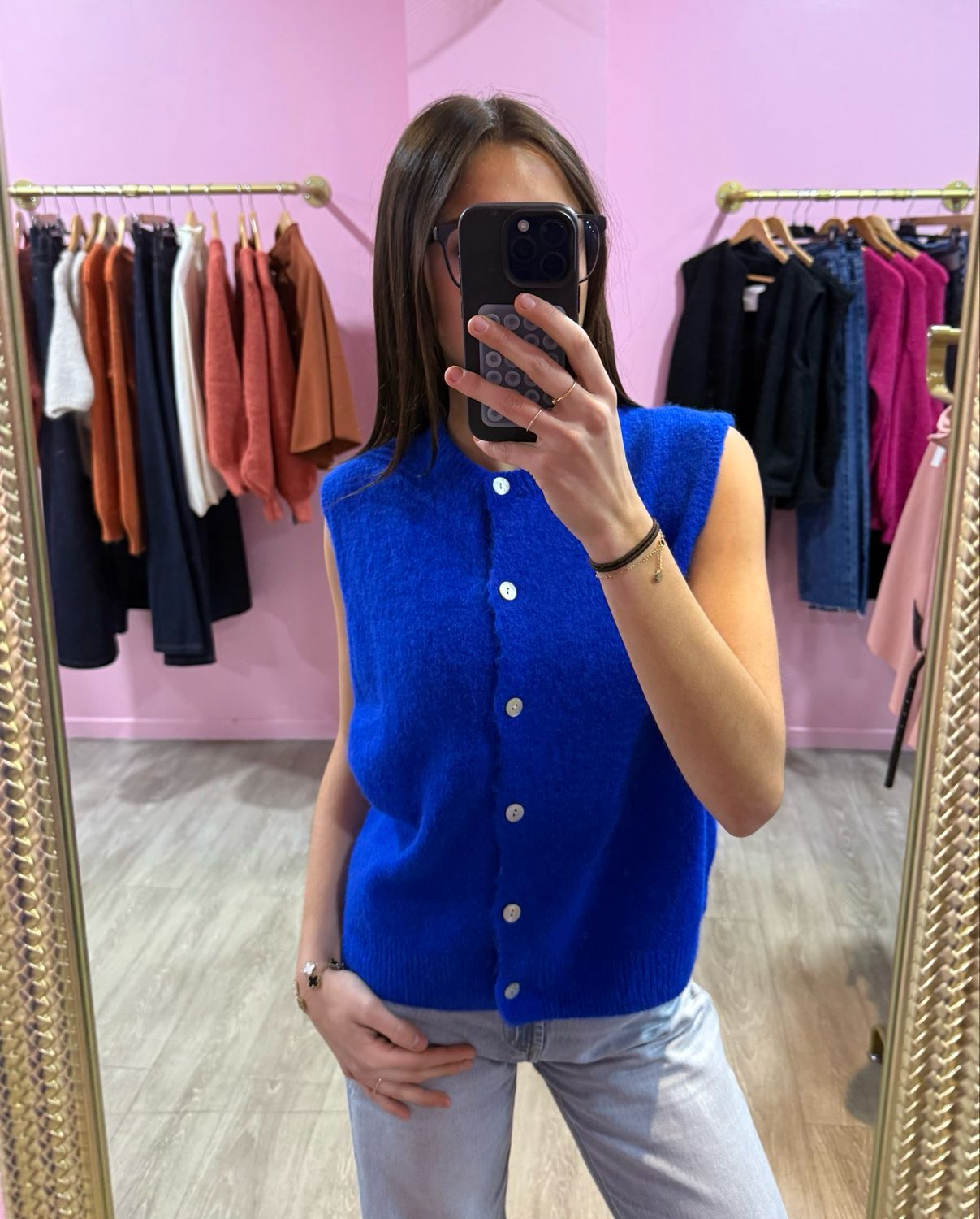 Gilet Sans Manche Bleu Roi 