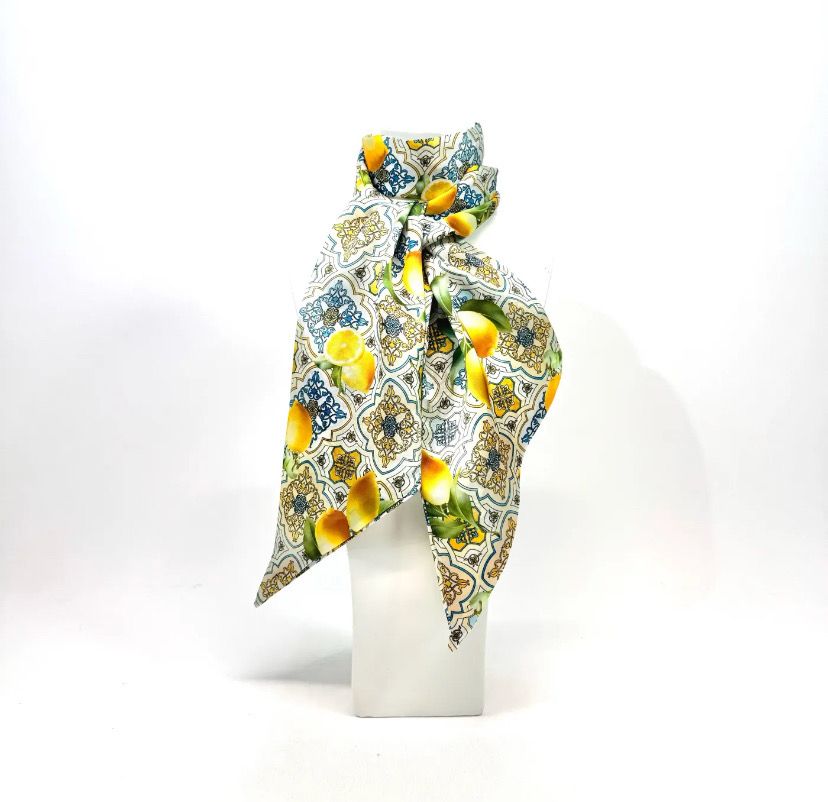 Foulard citron 1 