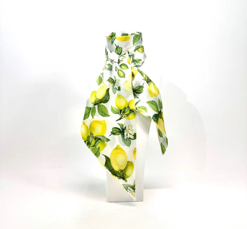 Foulard citron 2