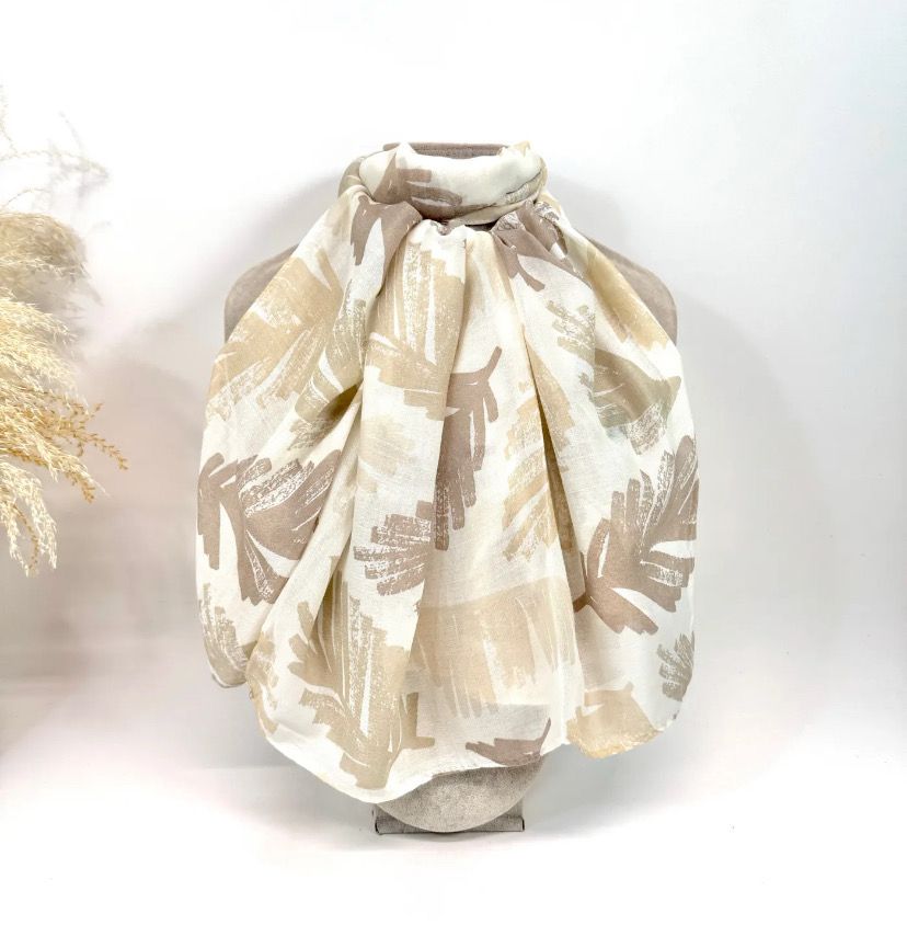 Foulard beige 