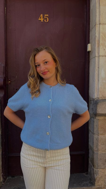 Gilet sans manche bleu clair 