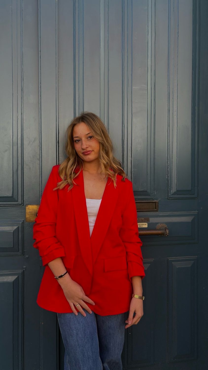 Blazer rouge 