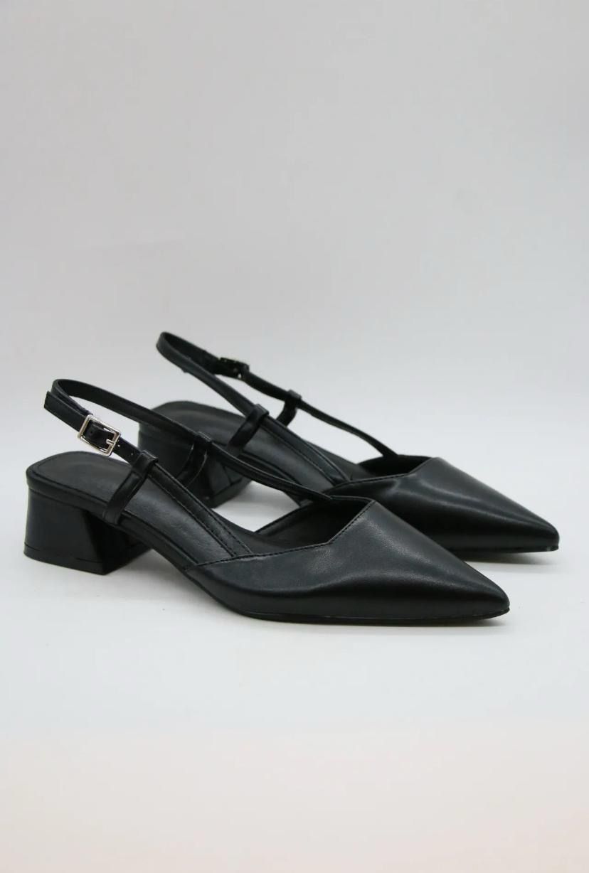 Escarpin Slingback Noir