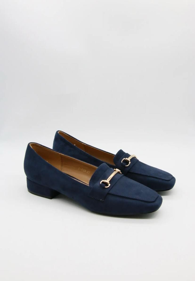 Mocassin Suède Marine