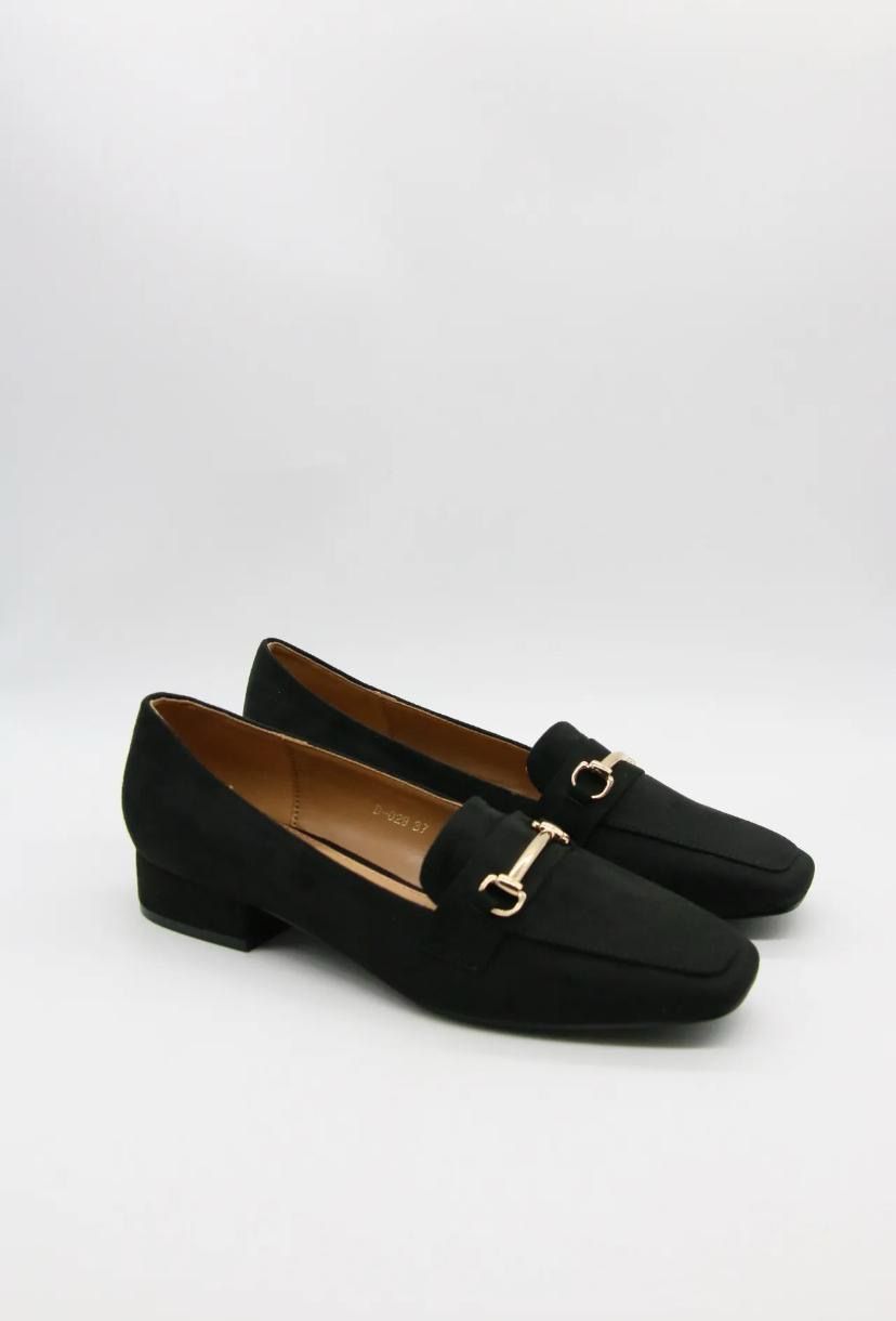 Mocassin Suède Noir