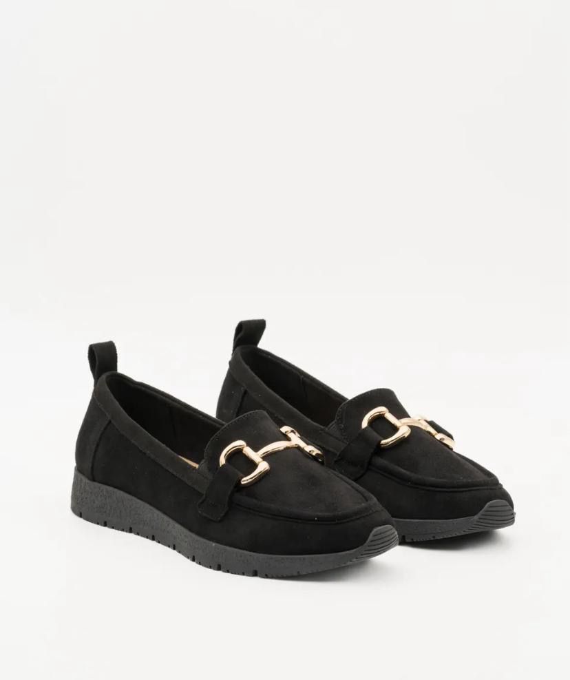 Mocassin Noir Chunky