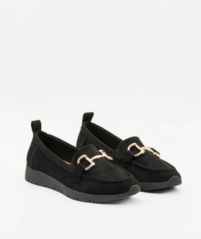Mocassin Noir Chunky
