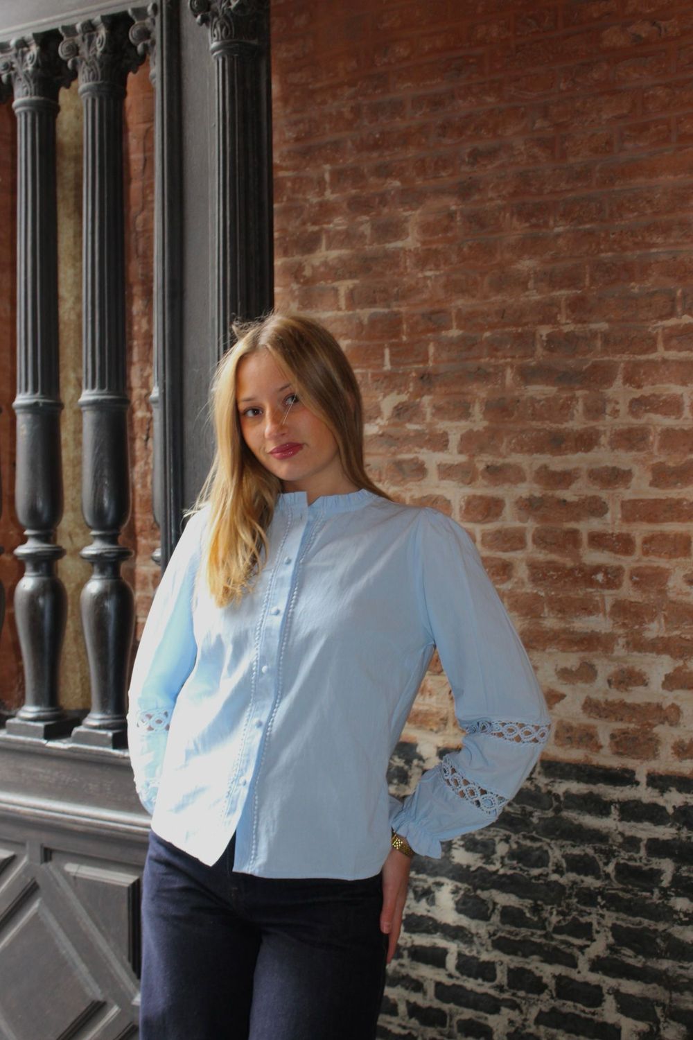 Chemise Alma bleu 