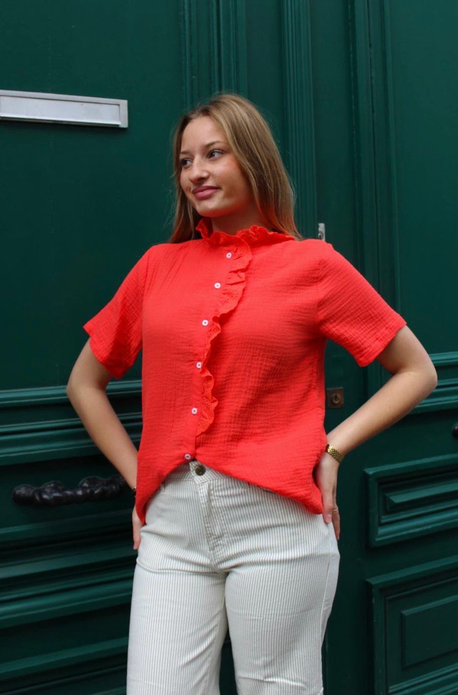 Blouse Zely Rouge 