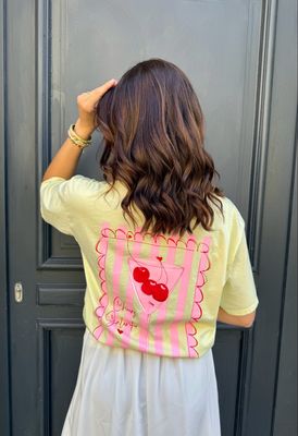 Teeshirt  Cerise Jaune 