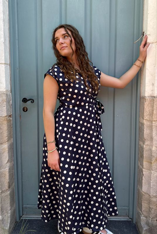 Robe Flavie Bleu Marine 