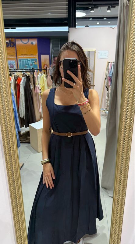 Robe Tiffany Bleu Marine 