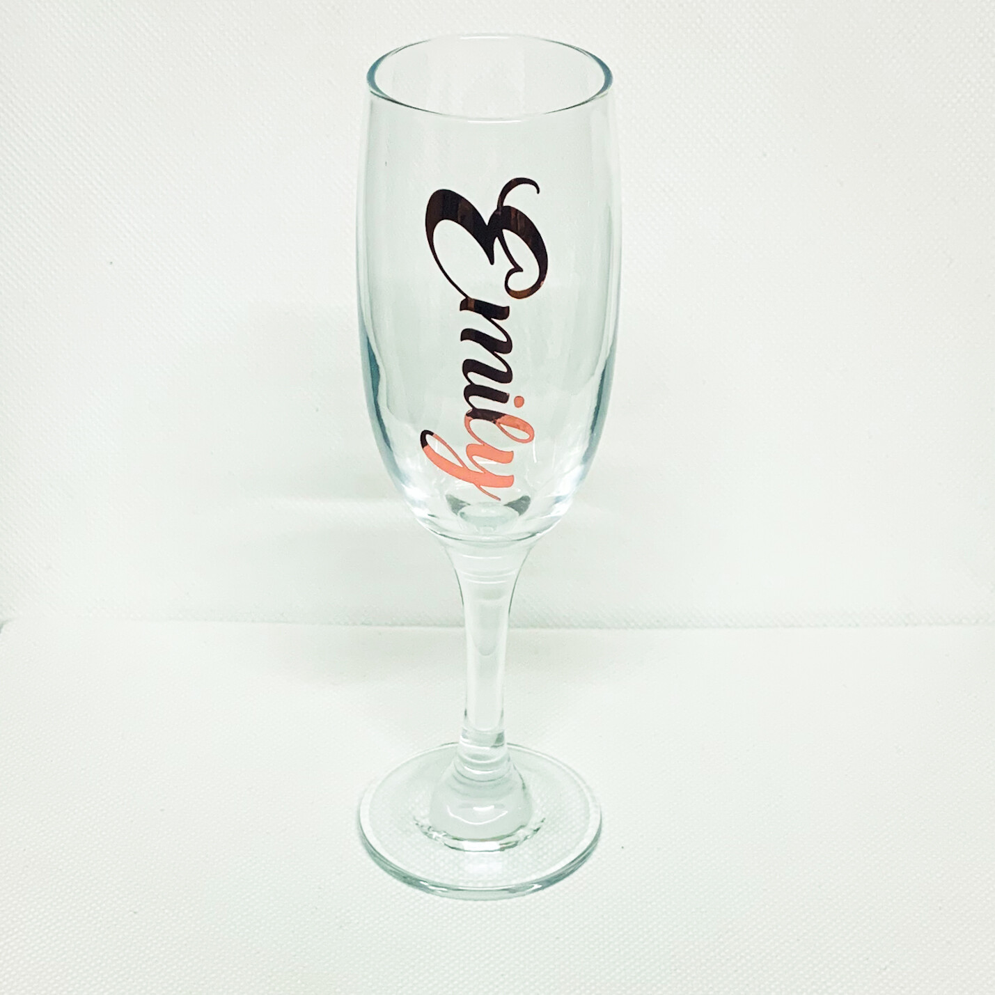 Champagne Flute - Personalised - Rose Gold
