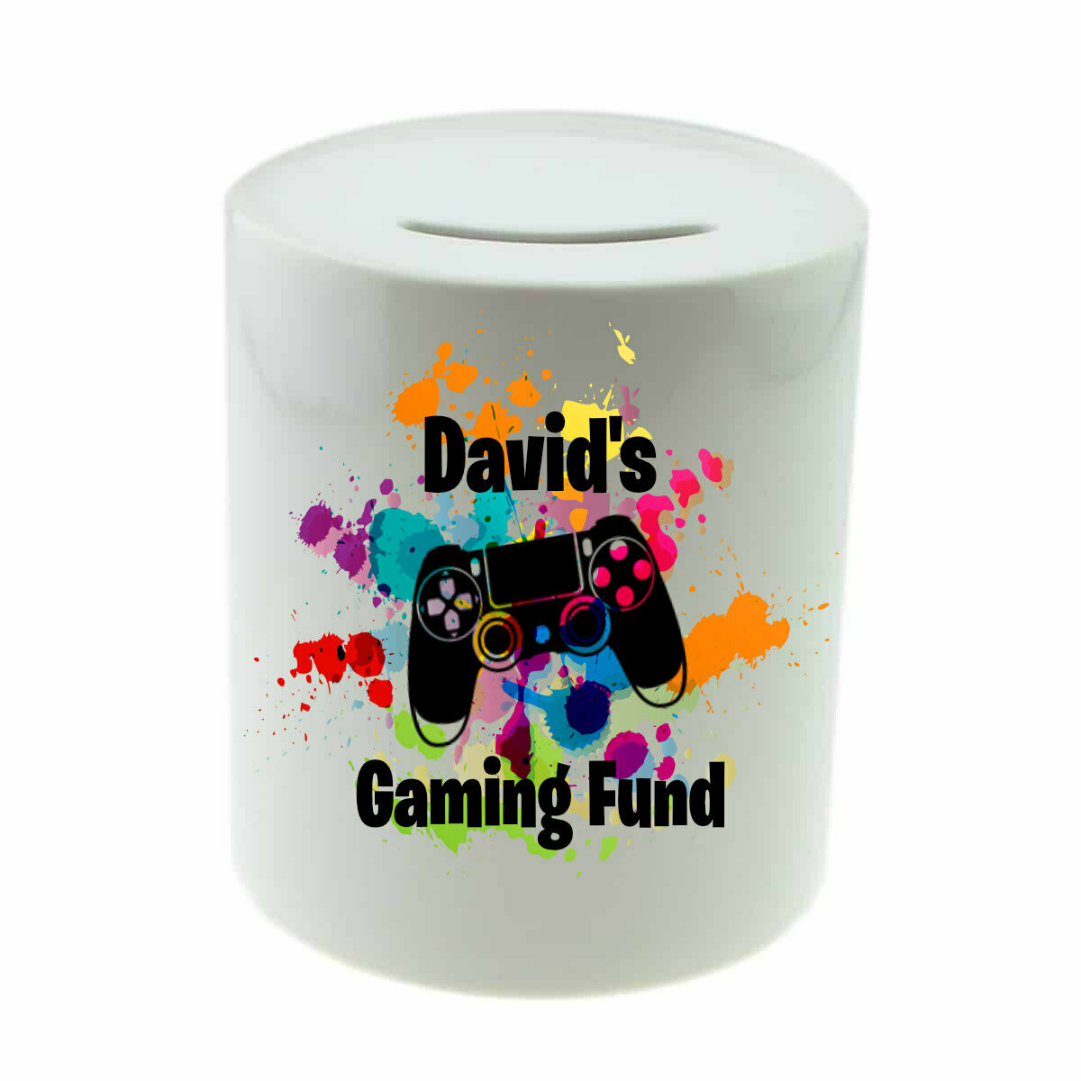 Ceramic Money Jar - Gaming Fund Playstation