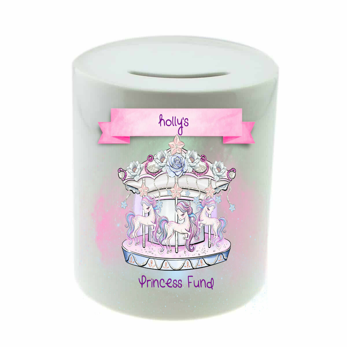 Ceramic Money Jar - Princess Fund