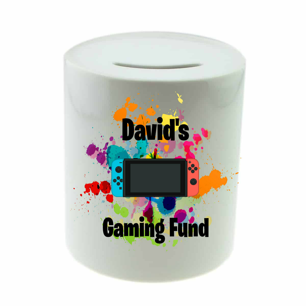 Ceramic Money Jar - Gaming Fund Nintendo