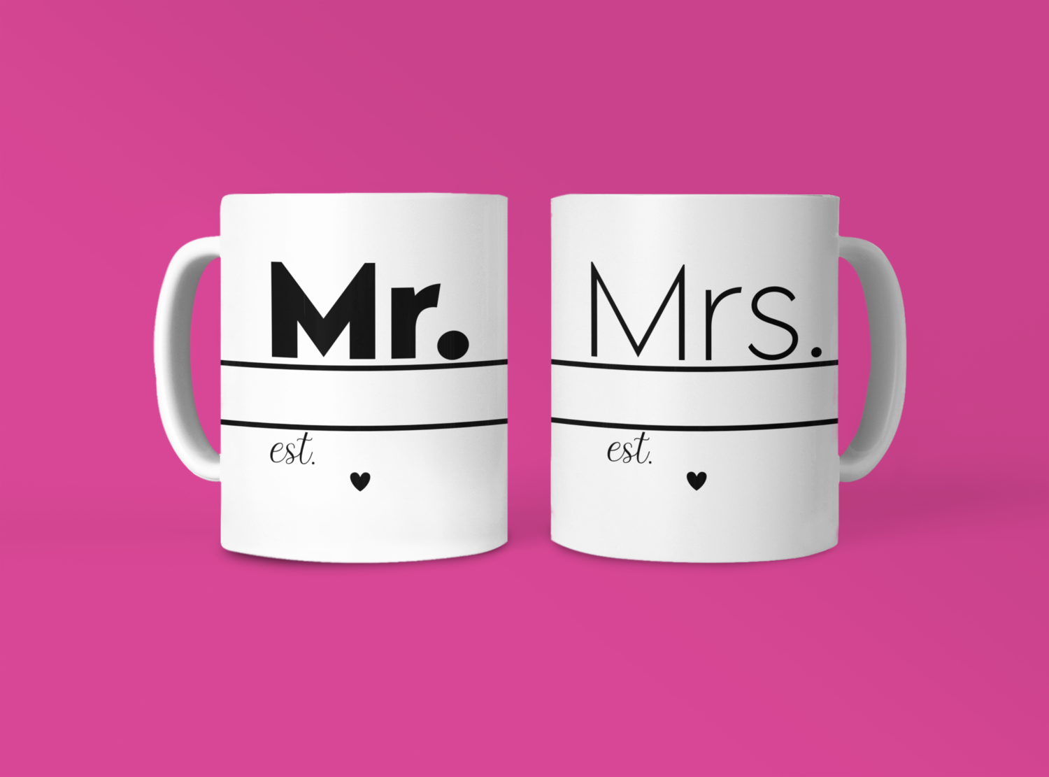 Wedding Mugs 10oz