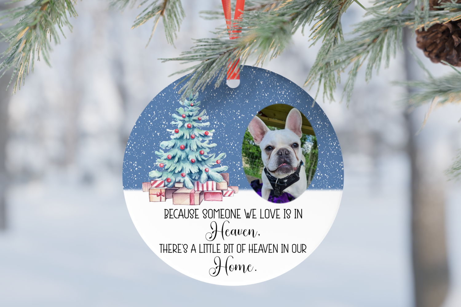 Heaven In Our Home - Memorial Tree Decoration - Ceramic