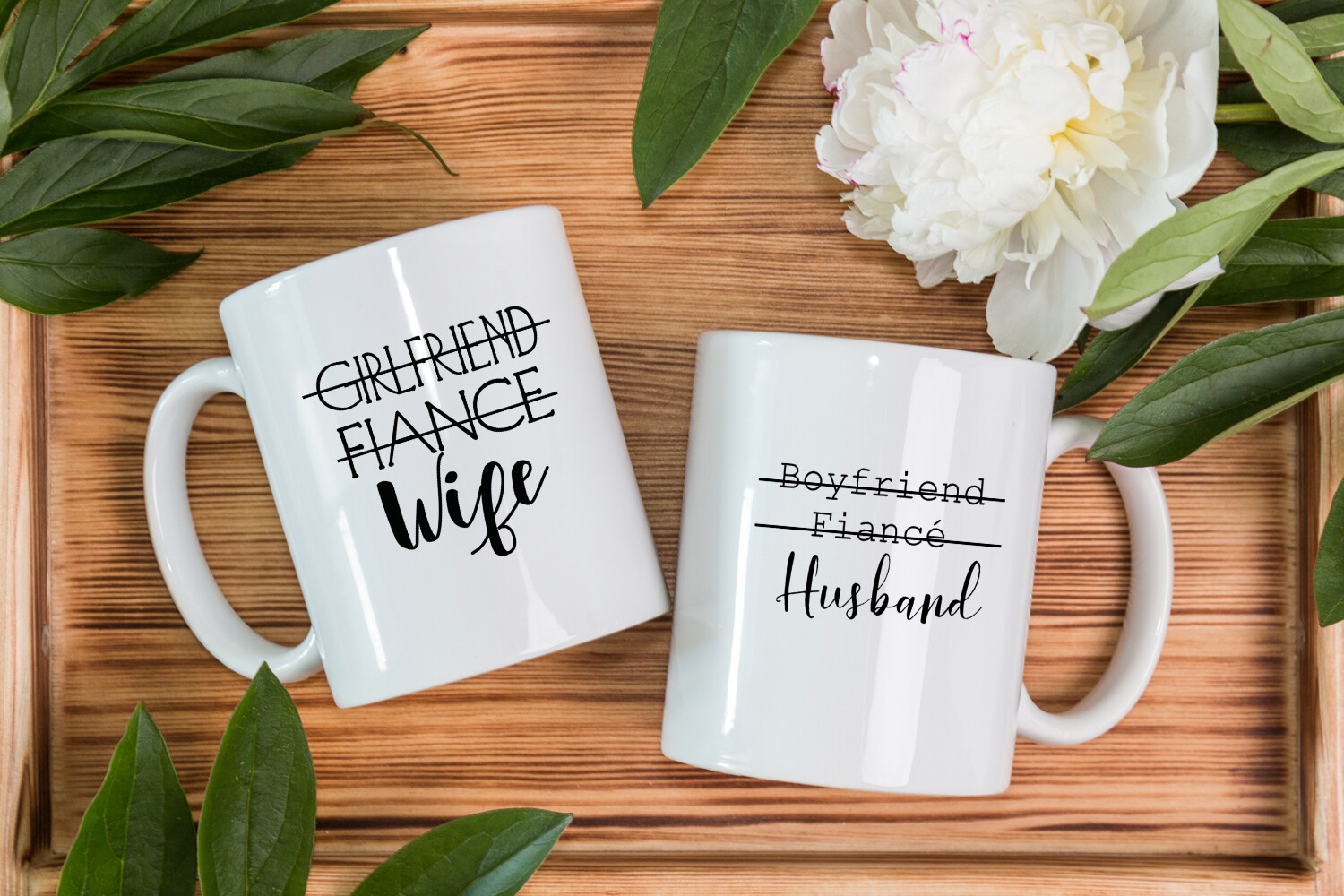 Wifee &amp; Hubby Mugs 10oz