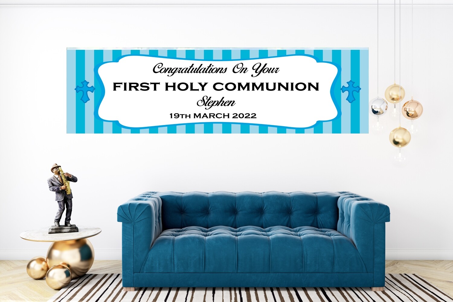 First Holy Communion Banner - Personalised HUGE