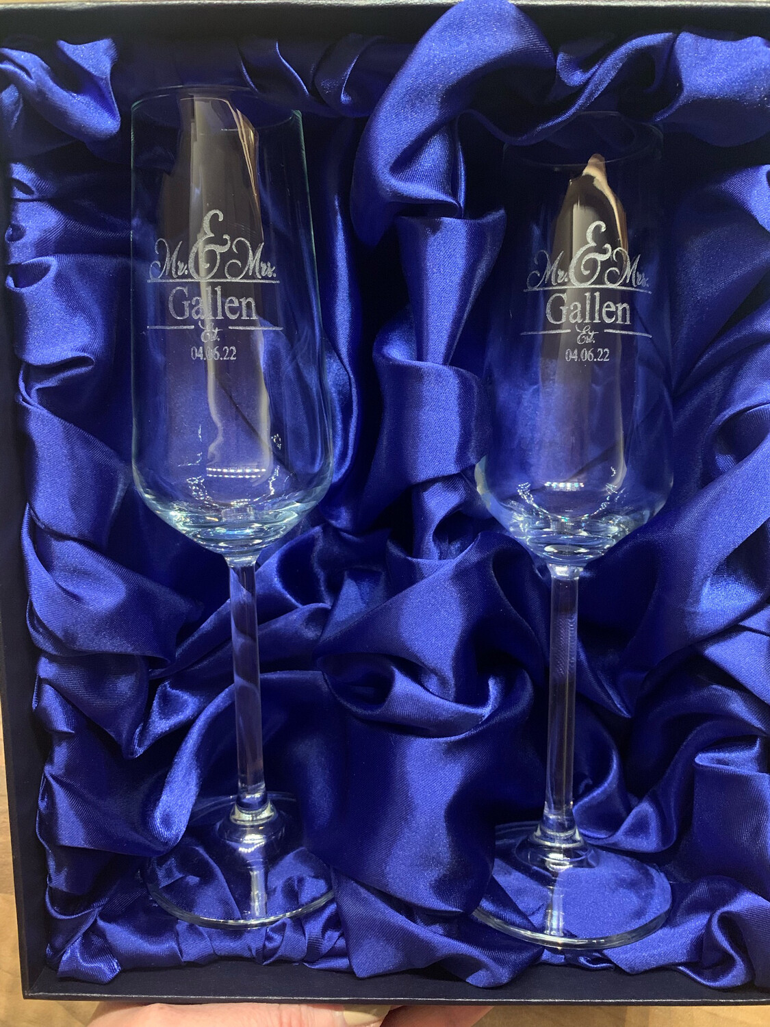 Champagne Flutes Gift Boxed