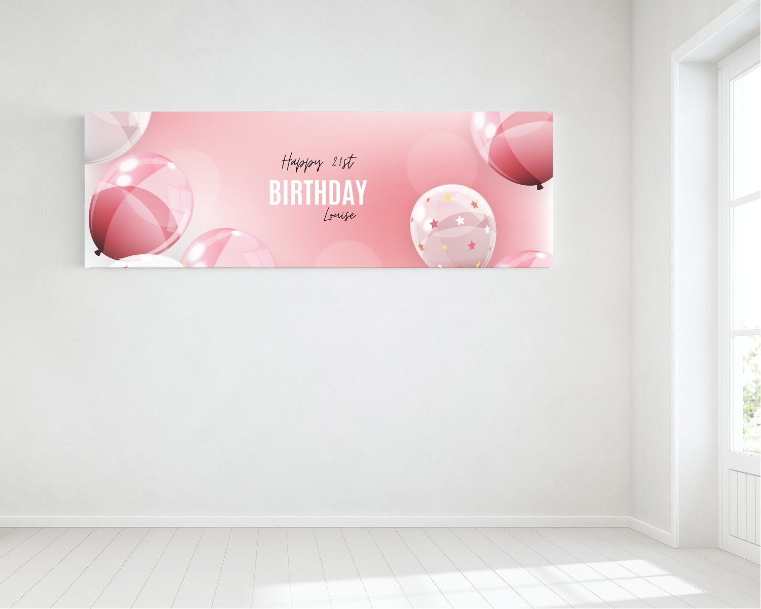 Birthday Banner - Personalised - HUGE