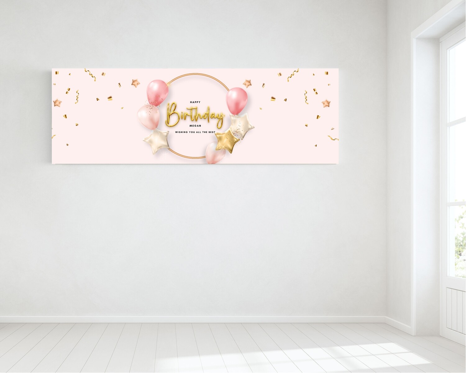 Birthday Banner - Personalised - HUGE