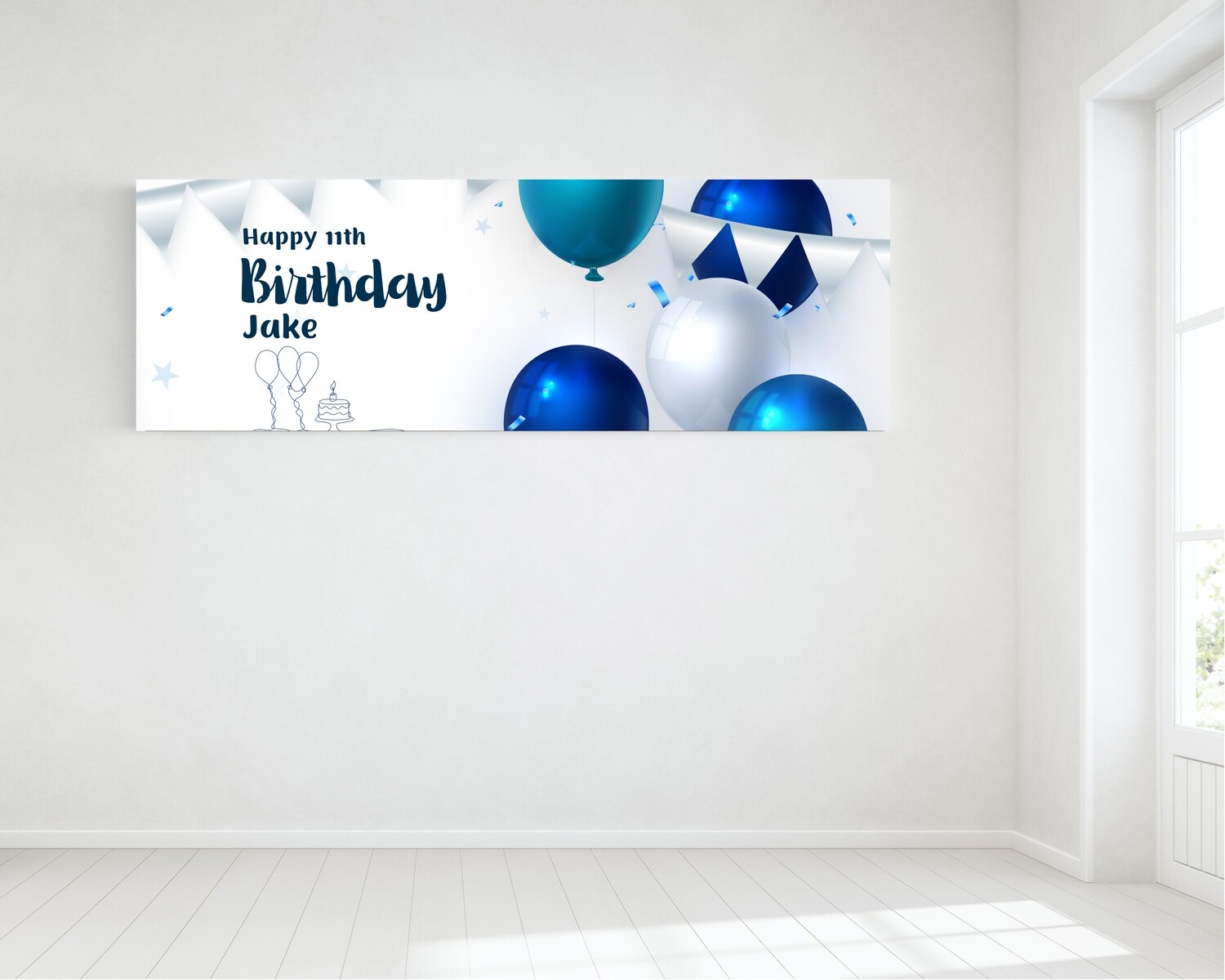 Personalised Birthday Banner - HUGE