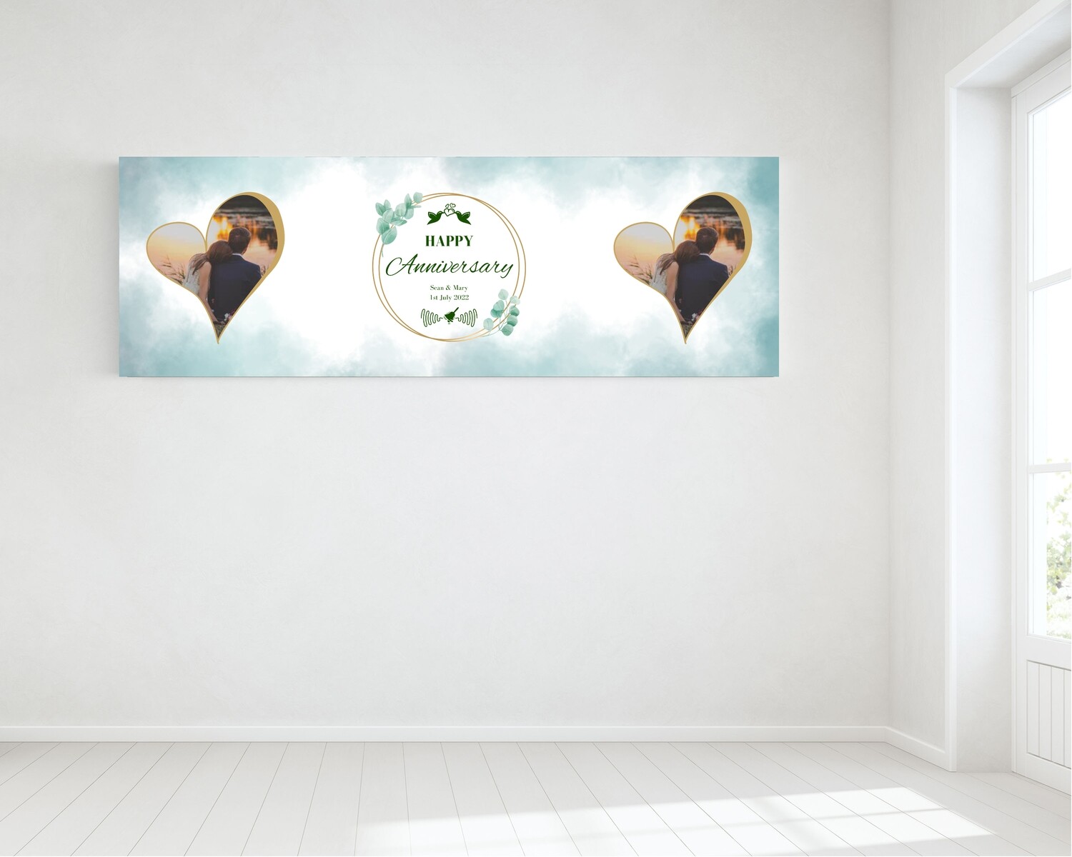 Anniversary Banner - Personalised - HUGE