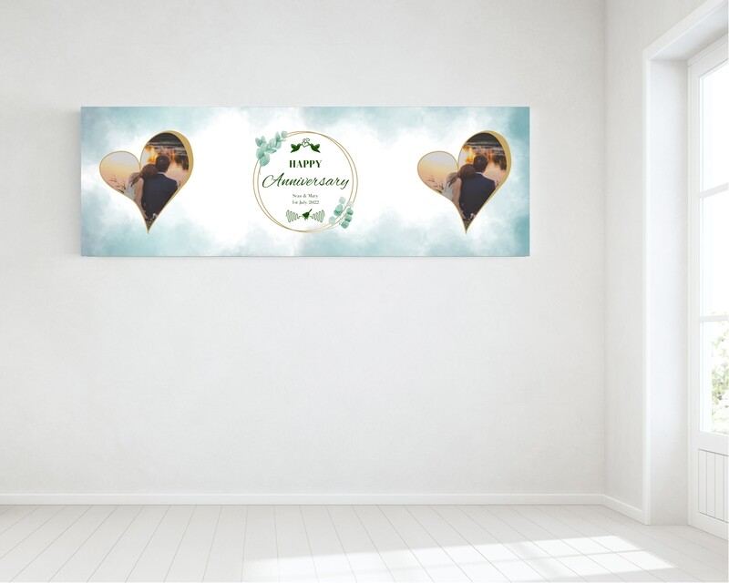 Anniversary Banner - Personalised - HUGE