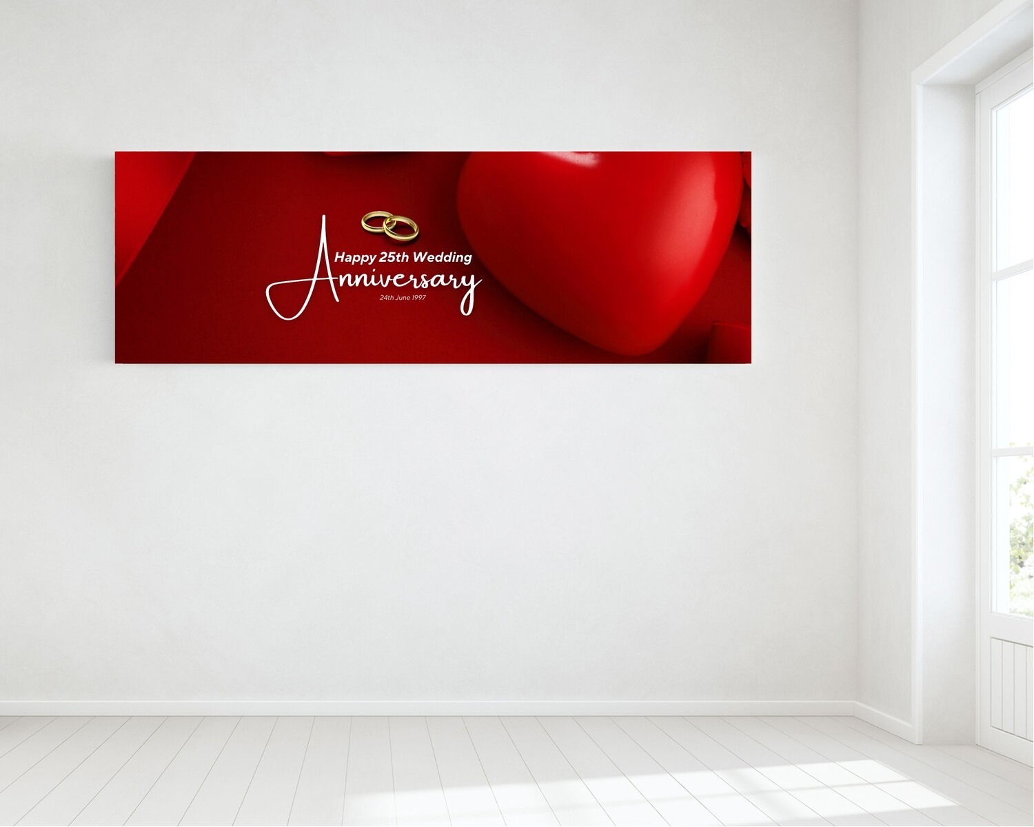 Anniversary Banner - Personalised - HUGE