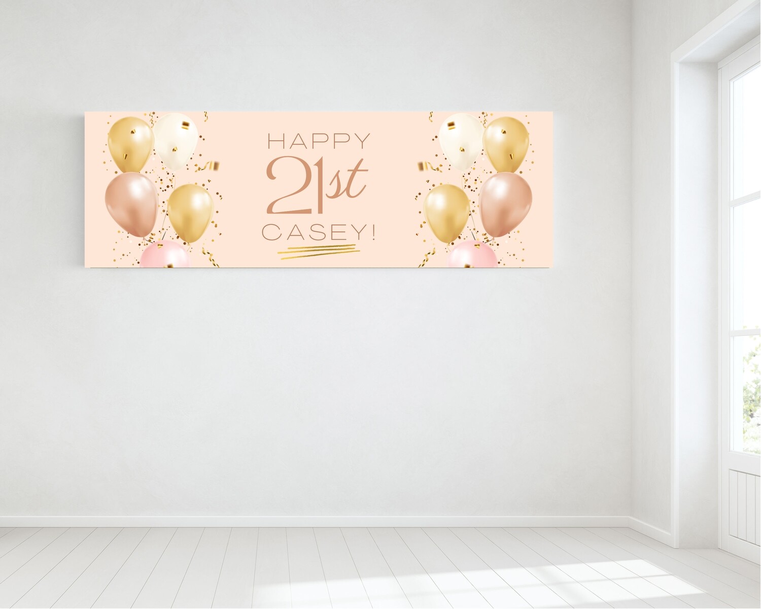 Birthday Banner - Personalised - HUGE