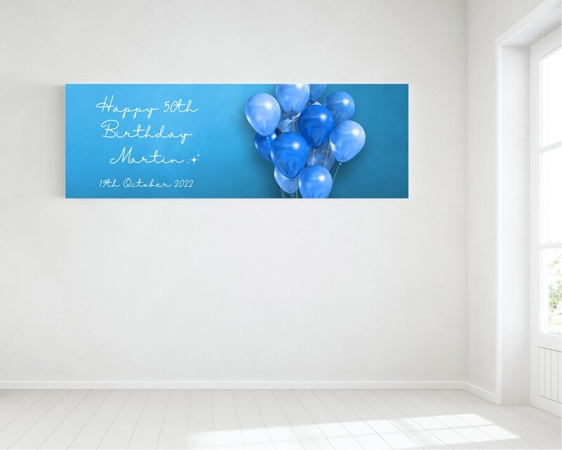 Birthday Banner - Personalised - HUGE