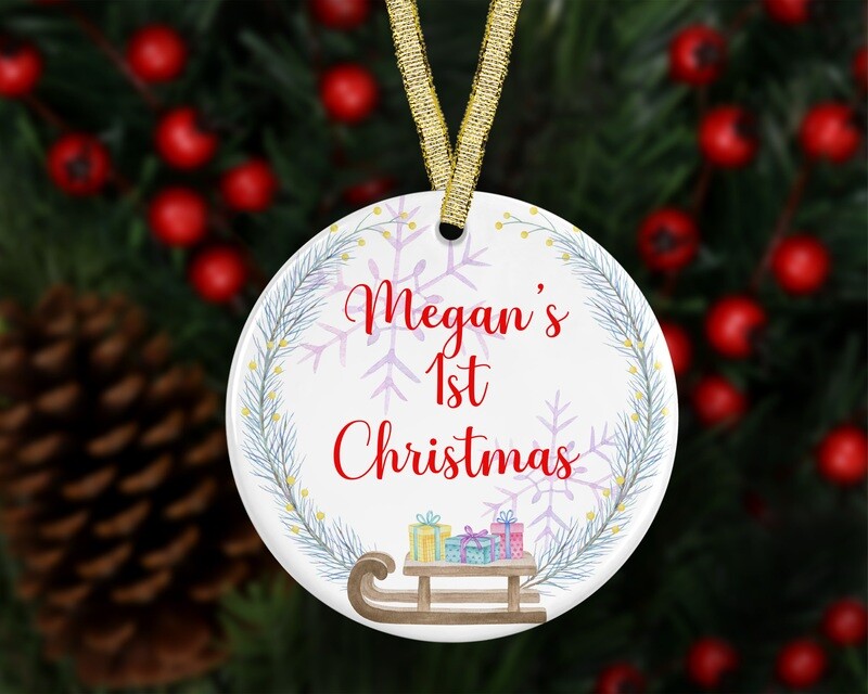 First Christmas - Ceramic Tree Decoration
