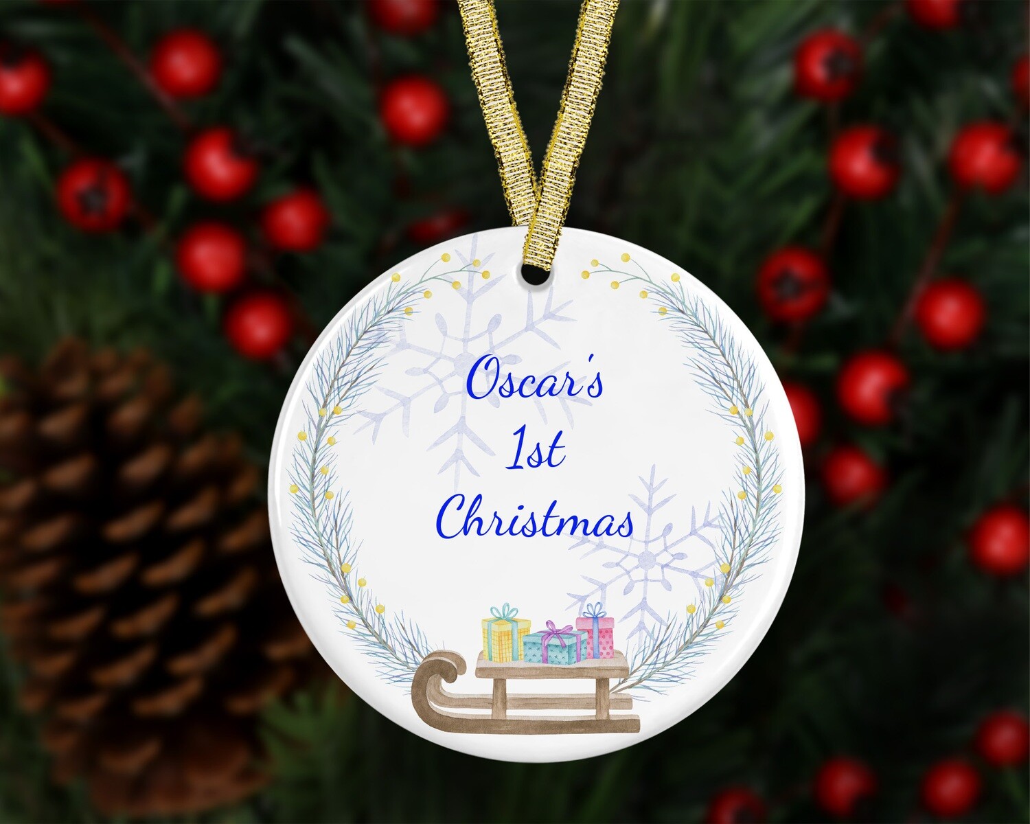 First Christmas - Ceramic Tree Decoration