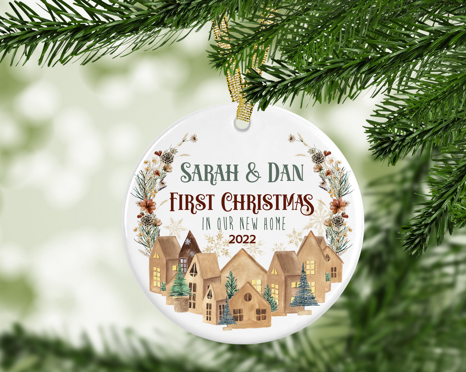 First Christmas In Our New Home - Ceramic Tree Decoration