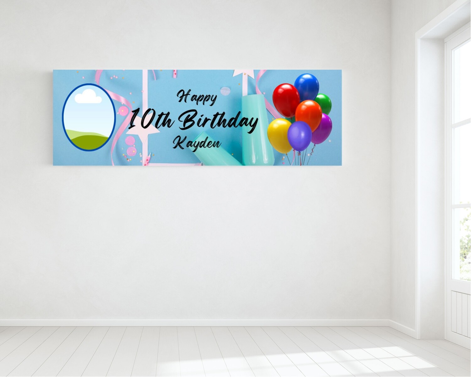 Photo Birthday Banner - HUGE