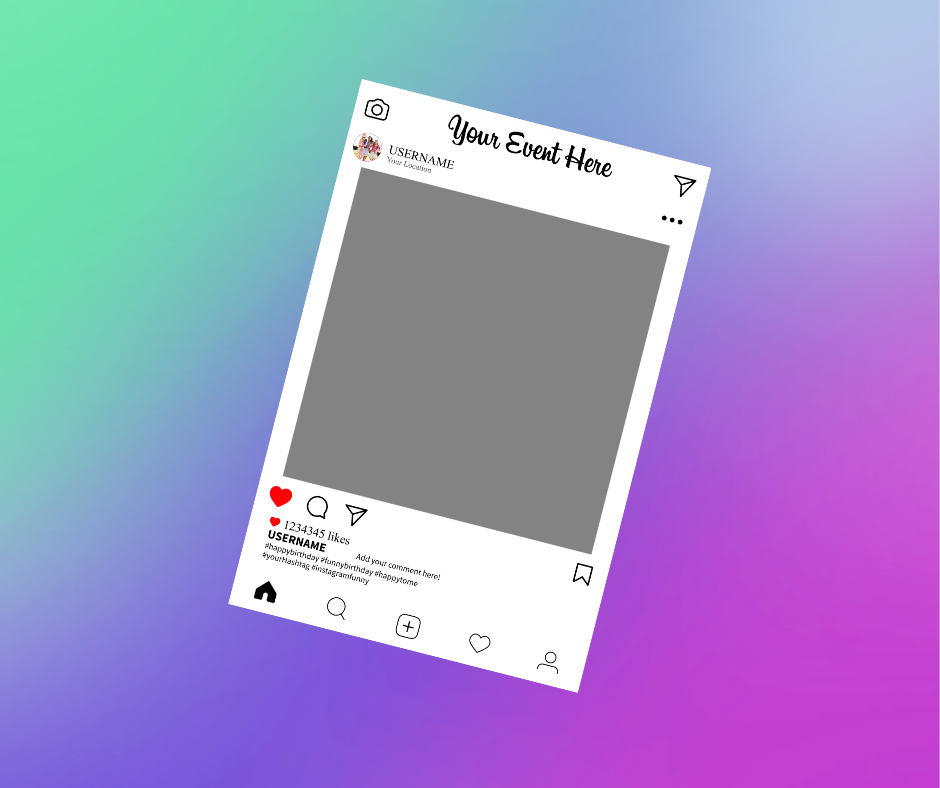 Instagram Selfie Frame