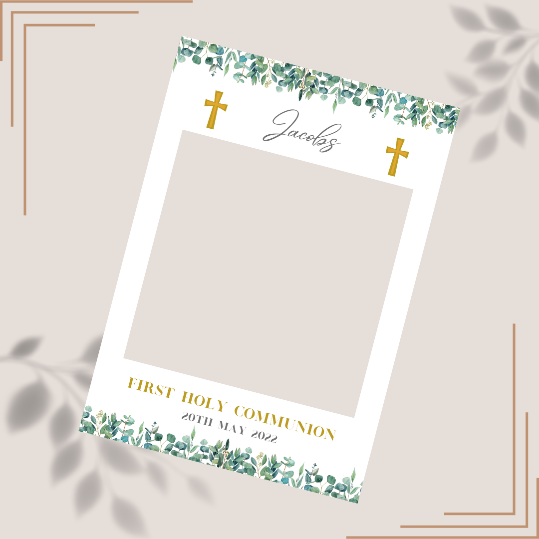 First Holy Communion Selfie Frame