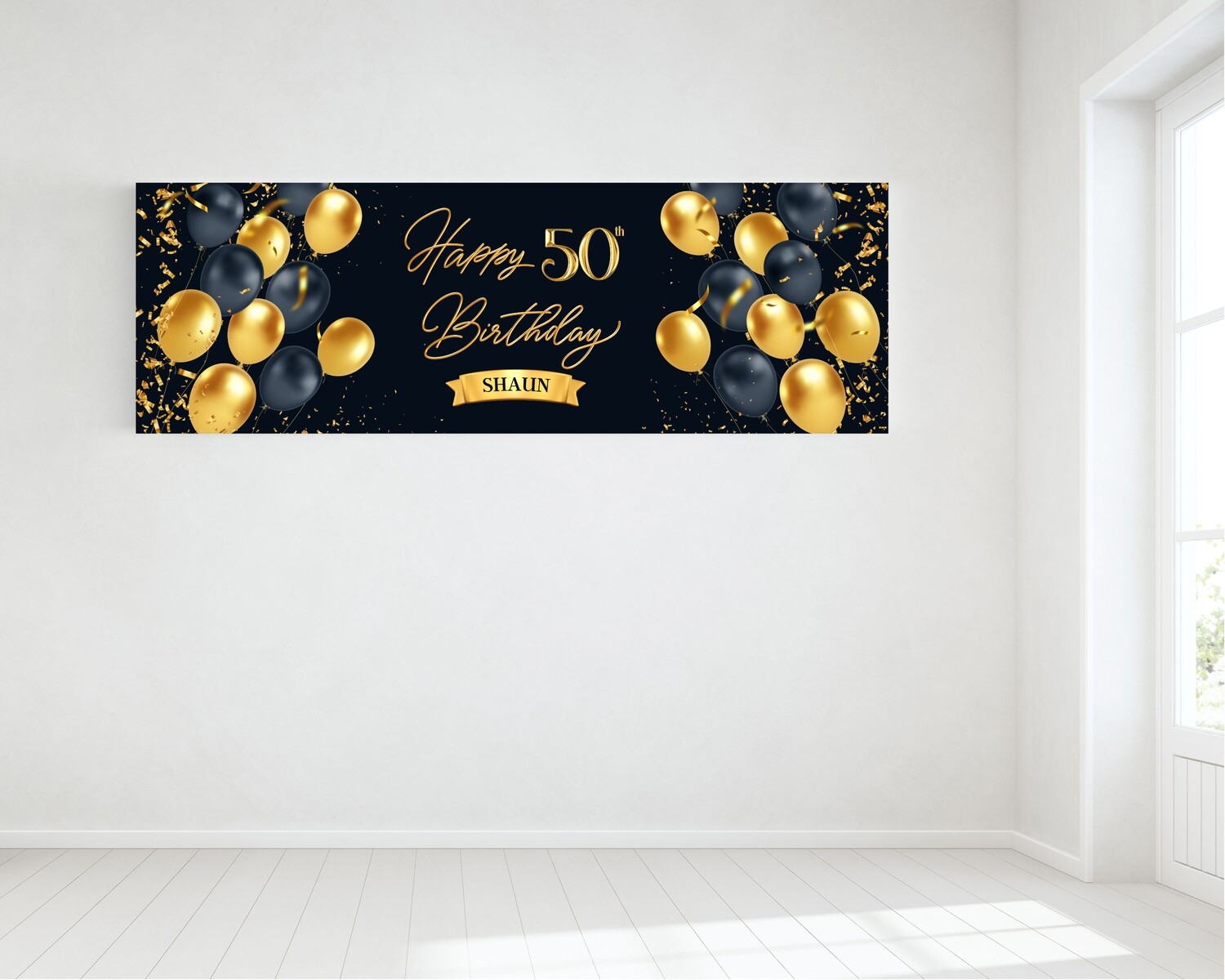 Birthday Banner - Personalised - HUGE