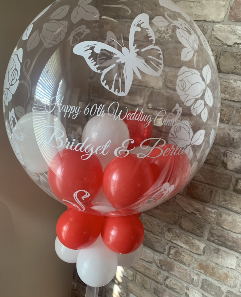 Bubble Balloon - Butterfly - Personalised
