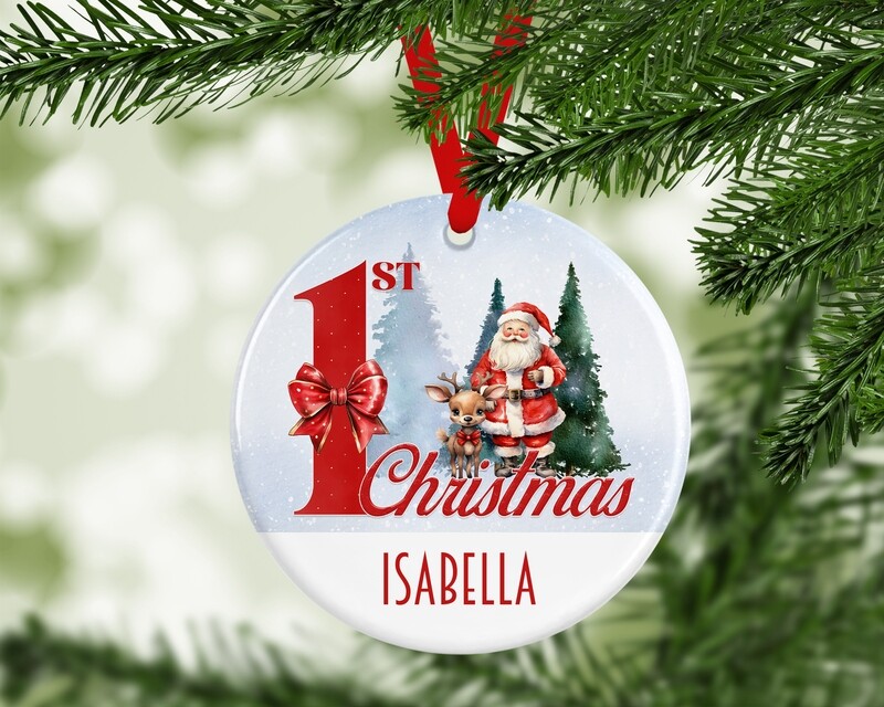 First Christmas - Ceramic Tree Decoration