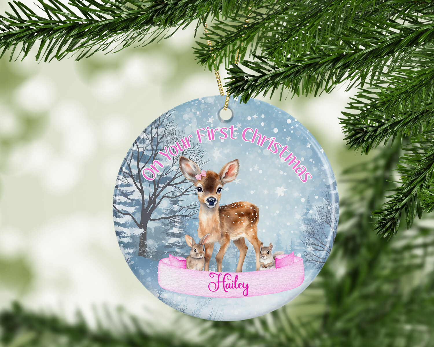 First Christmas - Ceramic Tree Decoration