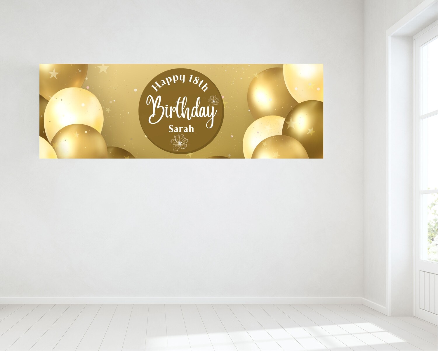 Birthday Banner - Personalised - HUGE