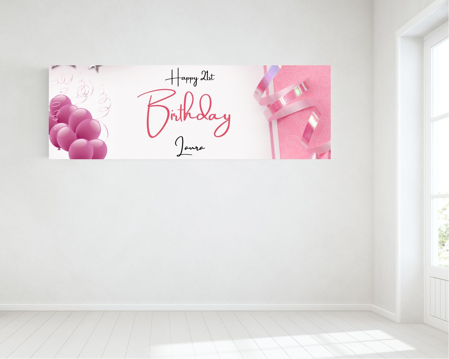Birthday Banner - Personalised - HUGE