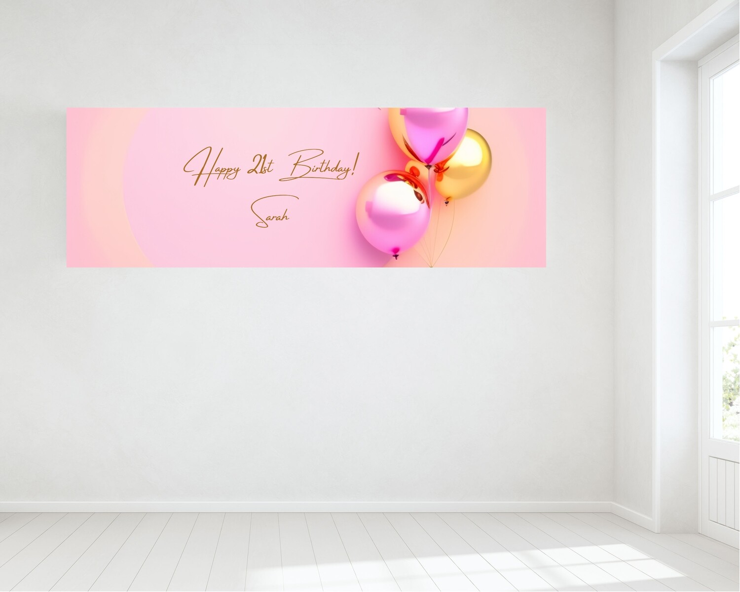 Birthday Banner - Personalised - HUGE