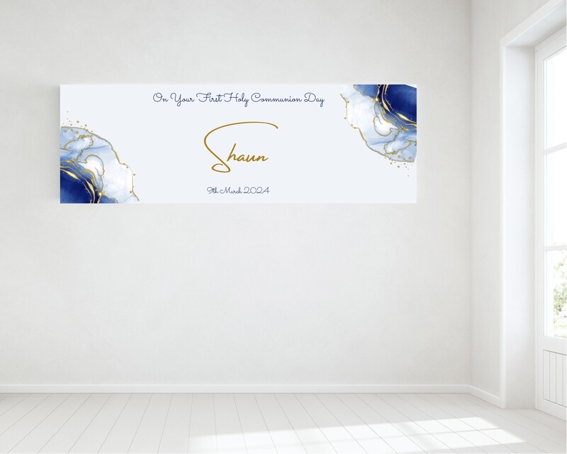 First Holy Communion Banner - Personalised HUGE