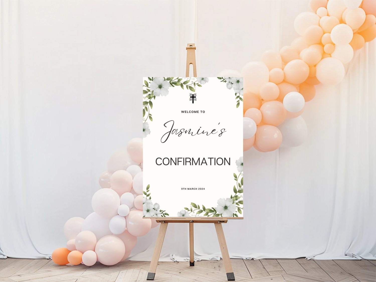 Confirmation Welcome Sign